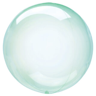 Anagram Crystal Clearz Green Packaged Balloons 18