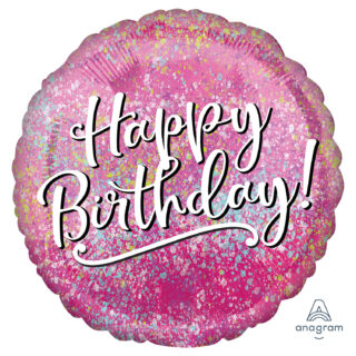 Anagram Birthday Pink & Fabulous Standard HX Foil Balloons S40