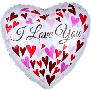 Anagram Love You Happy Hearts Standard Foil Balloons S40