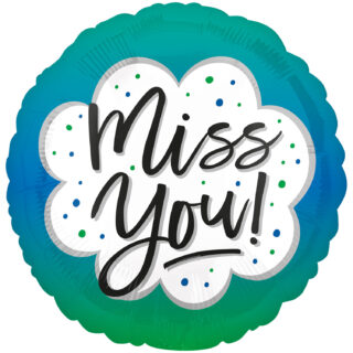 Anagram Miss You Ombre Standard Foil Balloons S40