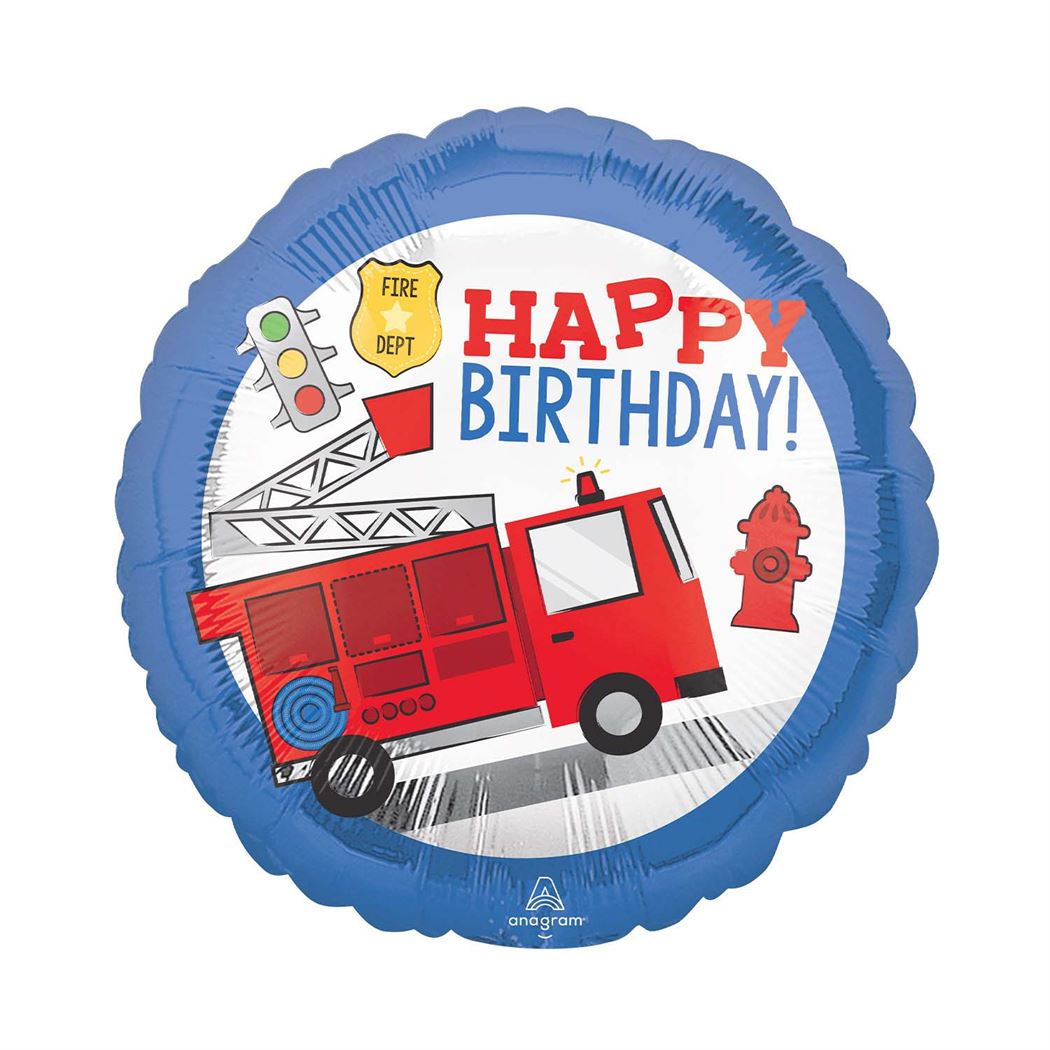 Anagram First Responder Standard Foil Balloons S40