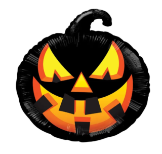 Apac Halloween Black Pumpkin (18 inch) - 88165-18