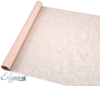 Eleganza Shimmer Rose Wrap 60cm x 10m Pastel Peach No.05