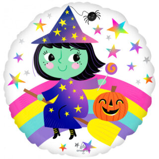 Anagram Rainbow Witch Standard HX Foil Balloons S40 - 4315501S