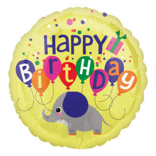 Anagram Elephant Birthday Standard HX Foil Balloons S40