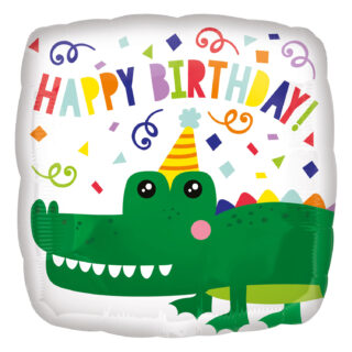 Anagram Happy Birthday Gator HX Standard Foil Balloons S40