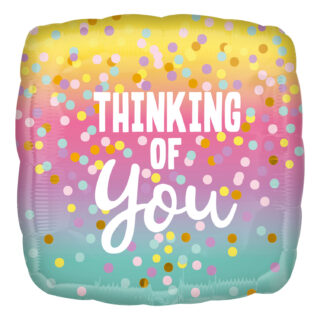 Anagram Thinking of You Dots Standard HX Foil Balloons S40