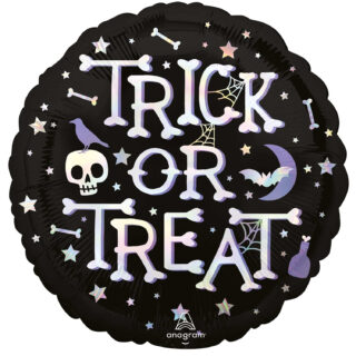 Anagram Trick or Treat Iridescent Standard Foil Balloons S55