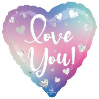 Anagram Love You Filtered Ombre Standard Foil Balloons S40