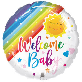 Anagram New Baby Rainbow Standard Foil Balloons S40