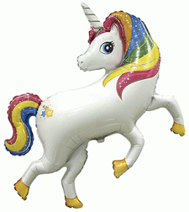 Flexmetal Rainbow unicorn Unpackaged 41″/105cm.h x 40″/101cm.w