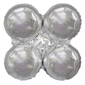 Flexmetal Airfilled Balloons Holder Silver (Magic Arch) 22″/56 cm.h x 22″/56 cm.w