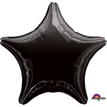 Anagram Black Star Standard Unpackaged Foil Balloons S15 - 0068502