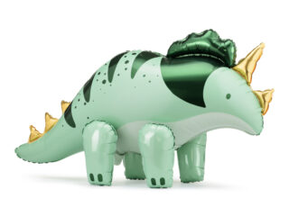 Party Deco Foil balloon Triceratops, 101 x 60.5cm, green