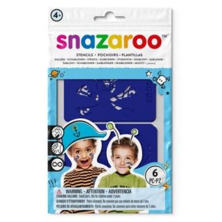Snazaroo - SZ STENCILS ADVENTURE 6 PACK - 1198011