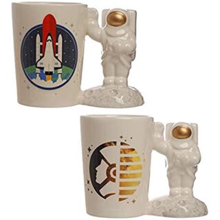 Puckator - Astronaut Shaped Handle Mug With Decal - smug191