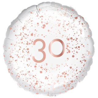 Anagram 30th Birthday Rose Gold Celebration Standard Foil Balloons S40