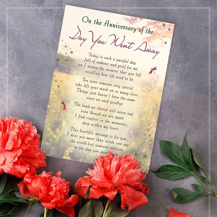 Regal - On The Anniversary Of The Day You Went Away - Grave Card - 6pk - C89018