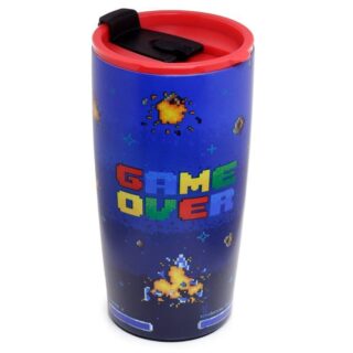 Puckator - Game Over Reusable Hot & Cold Thermal Food And Drink Cup - CUP46