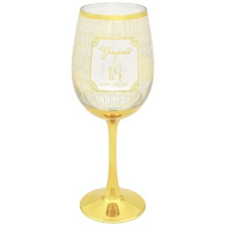Lesser & Pavey - Gorgeous At 18 Wine Glass - LP49390