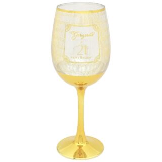 Lesser & Pavey - Gorgeous At 21 Wine Glass - LP49391