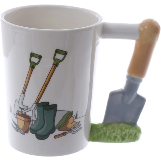 Garden Trowel Ceramic Handle Mug