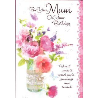 Simon Elvin - Birthday Mum Flowers - Code 90 - 6pk - SE24865-6