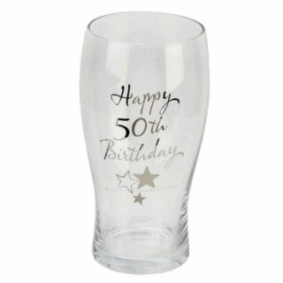 WIDDOP - Happy 50th Birthday Beer Glass - G31950