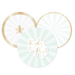 Ready To Pop Paper Fans - 9910290