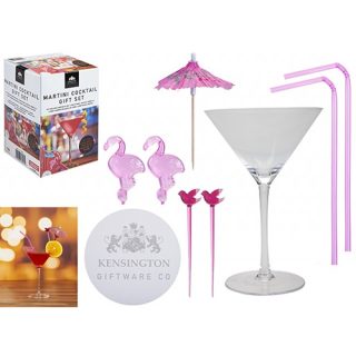PMS - MARTINI COCKTAIL GIFT SET GLASS & ACCESSORIES - 779002