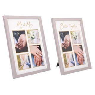 Mr & Mrs Wedding Multi Photo Frame - WE0032