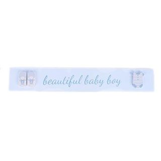 Hello Baby Mini Plaque 'Beautiful Baby Boy' - CG1841