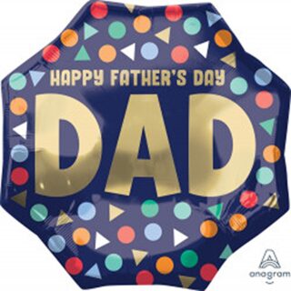Anagram Happy Father's Day SuperShape XL Foil Balloons 22