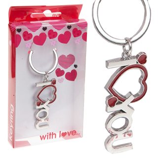 PMS - DELUXE I LOVE YOU KEYCHAIN IN GIFT BOX - 737003