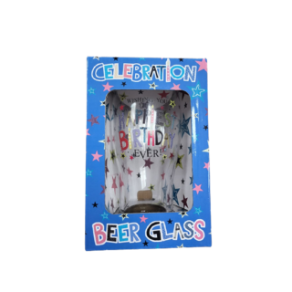 Happiest Birthday Beer Glass - 1KG88