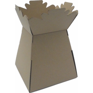 BOUQUET BOX GLOSSY NATURAL KRAFT X 30pcs - 006004