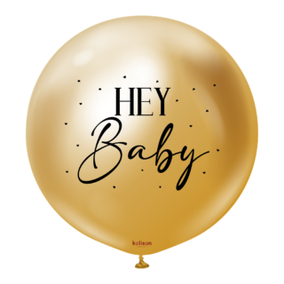 Kalisan 36″ Hey Baby Print – Mirror Gold 1CT - 23659277