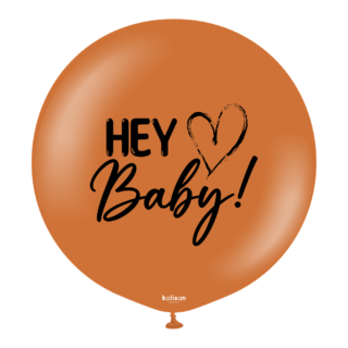 Kalisan 36″ Hey Baby Print/W Heart – Caramel Brown(Black) 1CT - 23659337