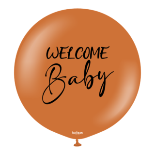 Kalisan 36″ Welcome Baby Print – Caramel Brown(Black) 1CT - 23659377