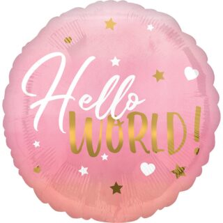 Anagram Pink Baby Girl Standard HX Foil Balloons S40 - 3972401