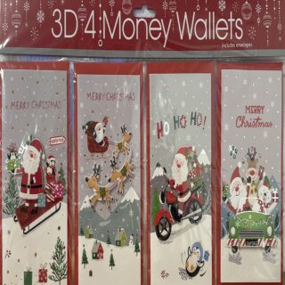 3D Christmas Money Wallet - XTU3DMW-51