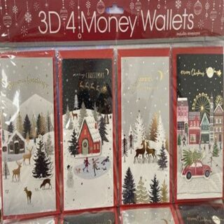 Christmas 3D money wallets - XTU3DMW-53
