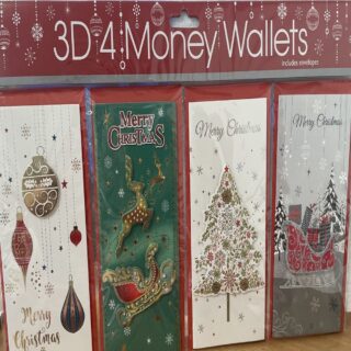 3D Christmas money wallets - XTU3DMW-58