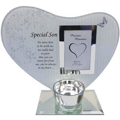 Special Son Plaque With T-Lite And Photo - DF16288-H