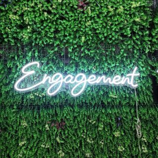 Engagement Neon Sign  - 90*26cm
