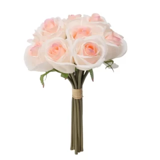 Blenheim Bridal Bouquet Light Pink (12 heads)-SF8379LTP