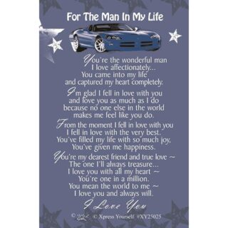 For The Man In My Life -  XY25025