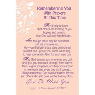 Remembering You With Prayers -  XY25039