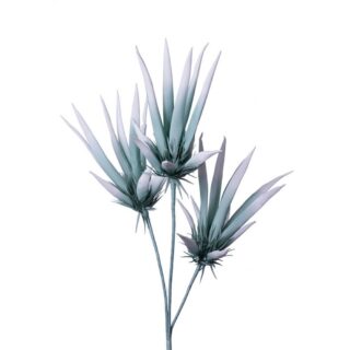Mint/White 3 Spiky Flowers 90cm - DF19168-F