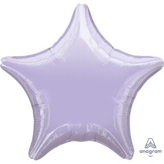Anagram Metallic Pastel Lilac Star Standard Unpackaged Foil Balloons S15 - 3157102